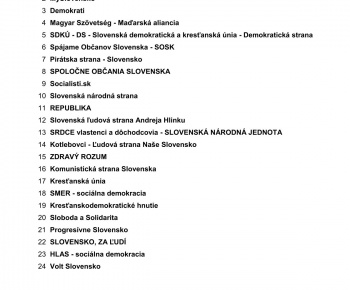 Aktuality / Informácia pre voliča k voľbám do Europarlamentu - foto