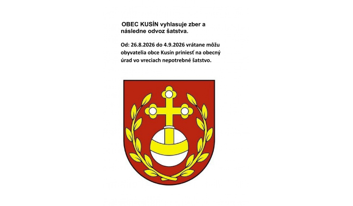 ZBER ŠATSTVA
